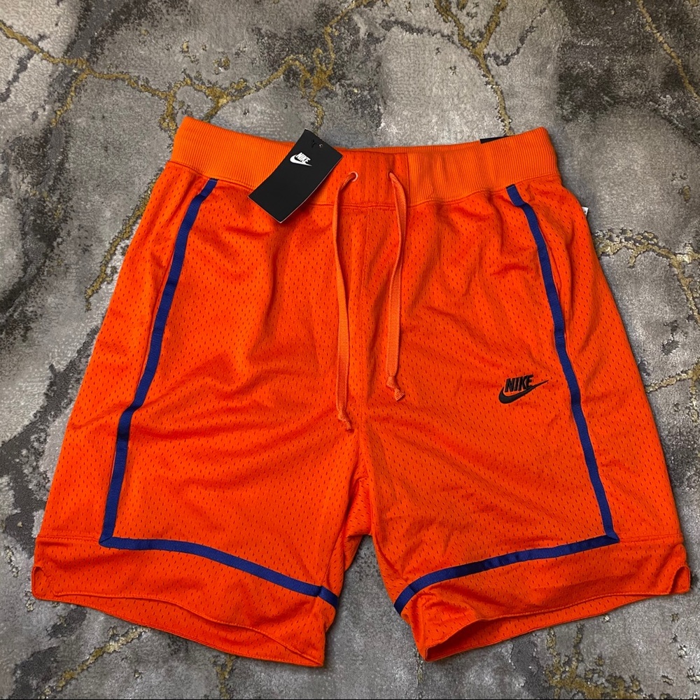 Nike Sportswear Mesh Orange Shorts Men’s Size M